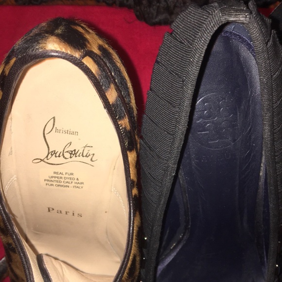 Christian louboutin booties & Tory Burch heels - Picture 7 of 8